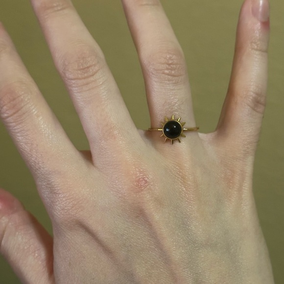 MEREWIF Sonny black onyx ring, size 6 - retired - Picture 2 of 3
